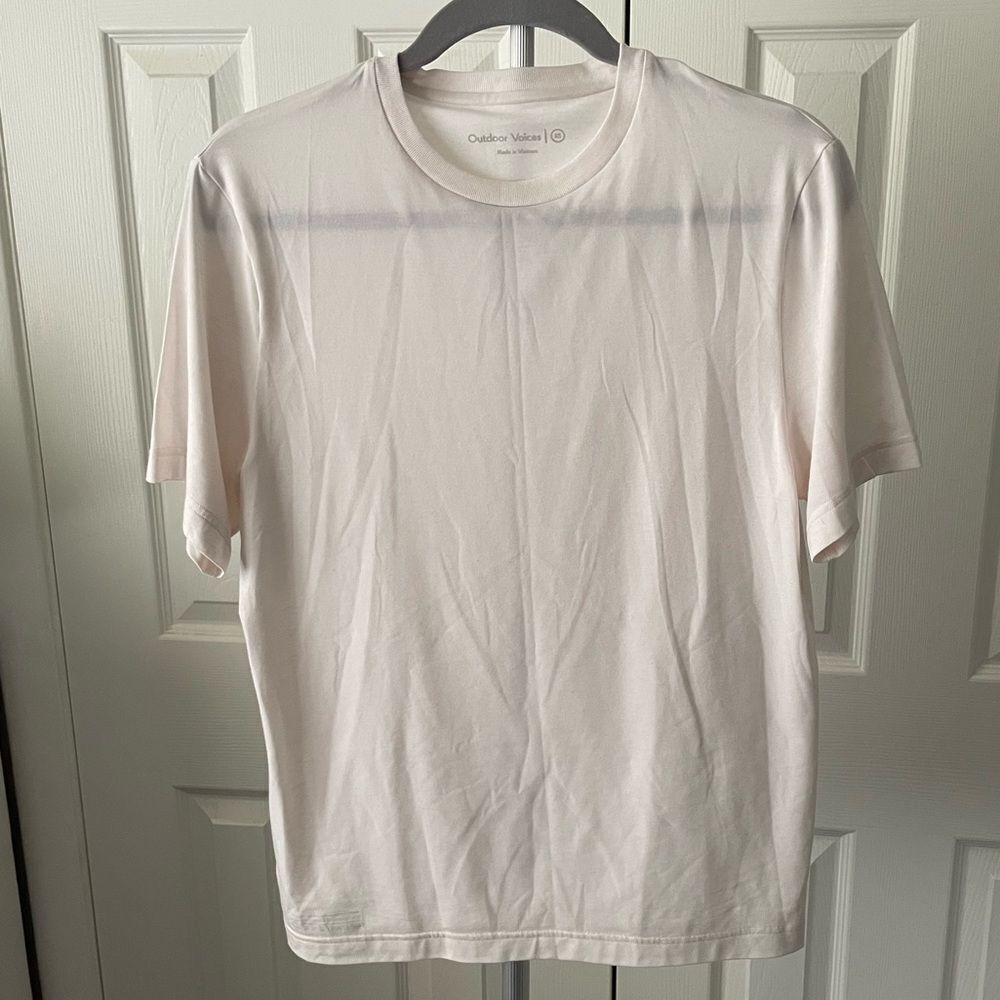Outdoor Voices Ivory T-Shirt Size XS